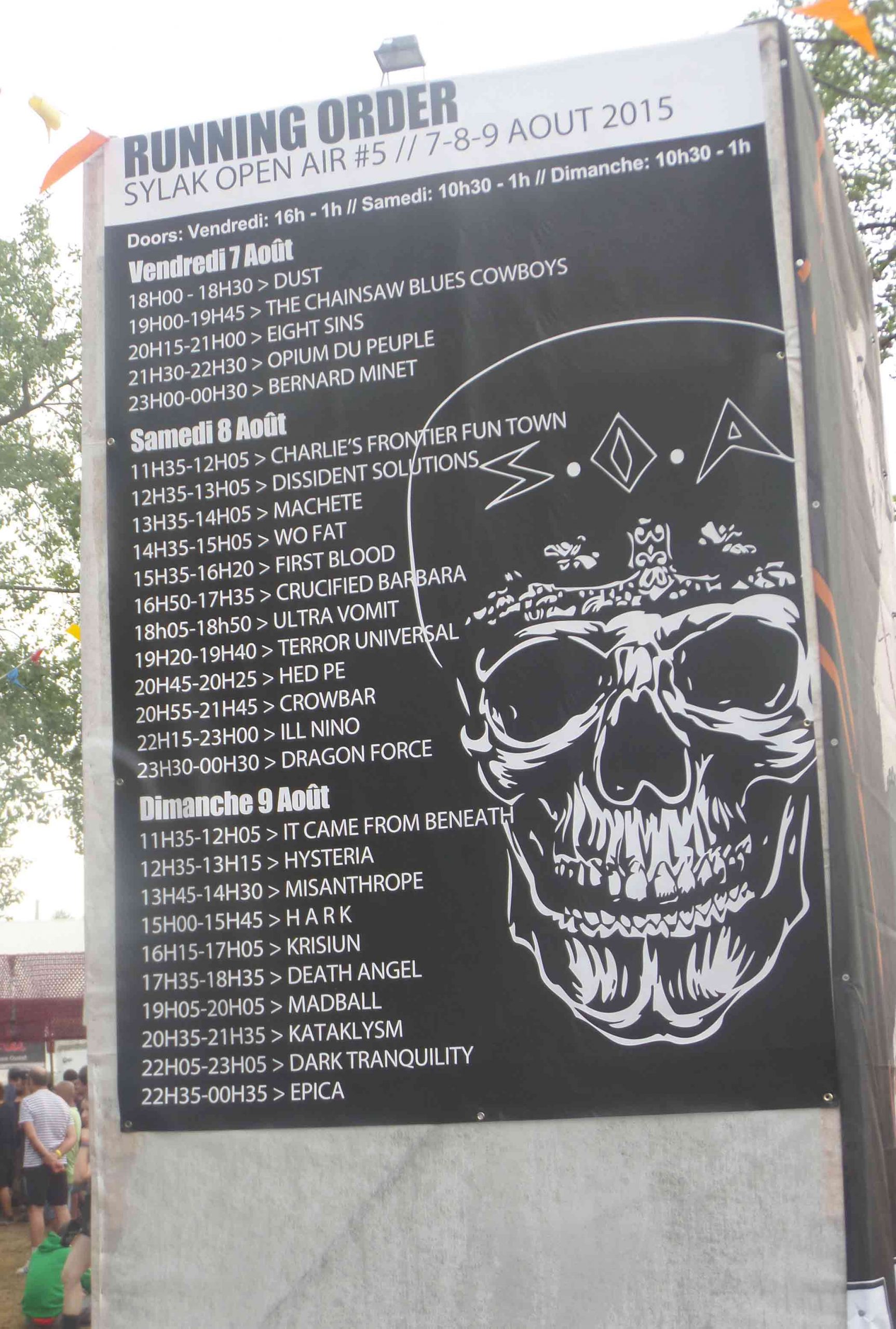 Sylak Festival Poster with Times