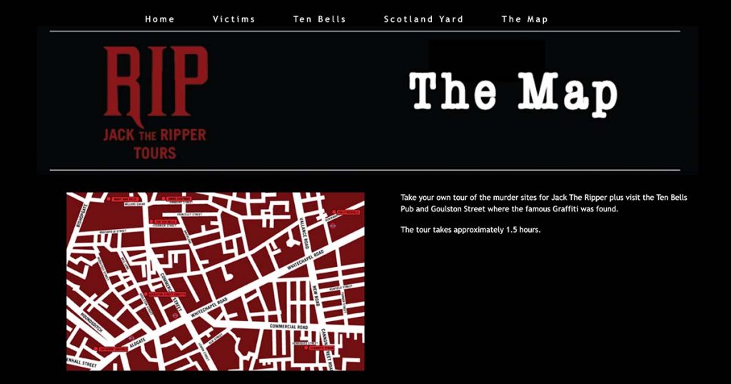 RIP: Jack The Ripper Tours