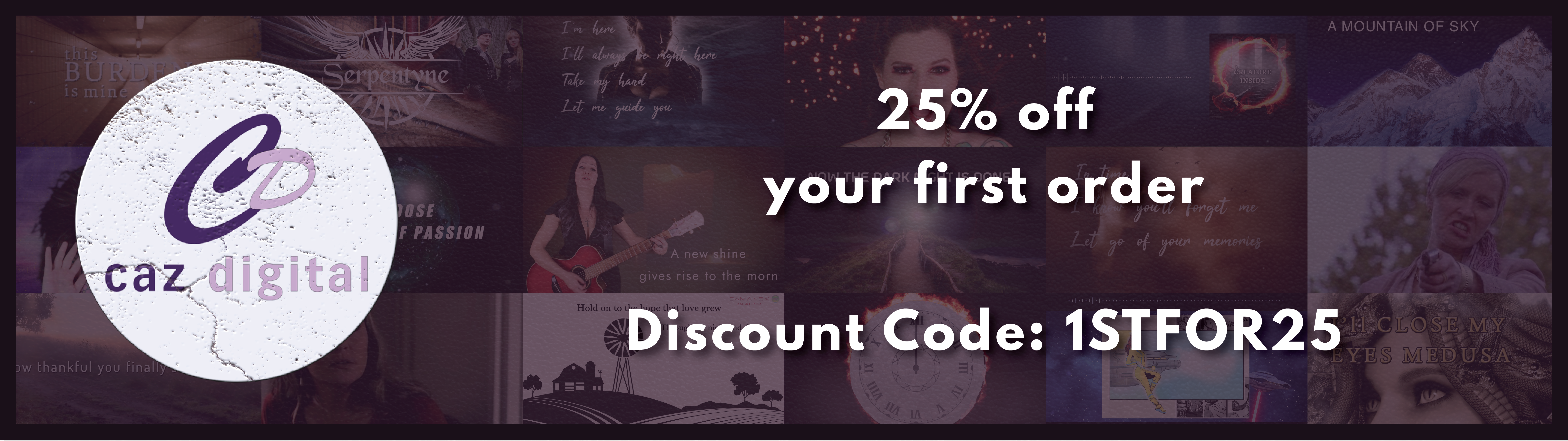 25% off your first order